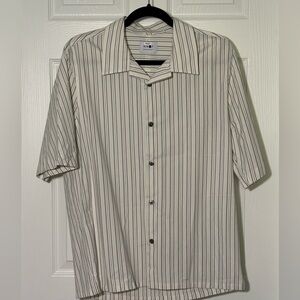 NN07 No Nationality Men's Striped Short Sleeve Shirt